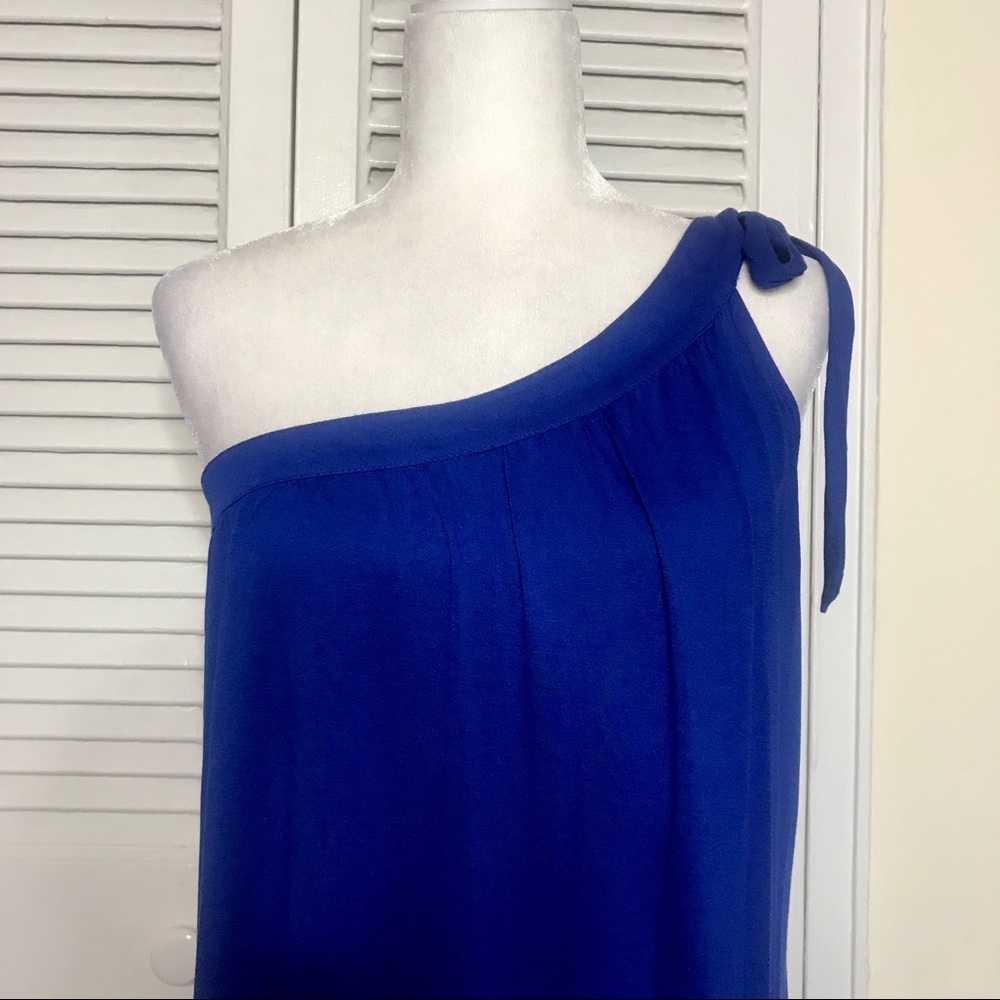 NWT Forever 21 Asymmetrical Blue Tunic Dress - Picture 2 of 4